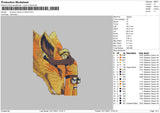 Kurama Naruto Embroidery File 4 size