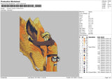 Kurama Naruto Embroidery File 4 size
