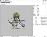 Kurapika Embroidery File 4 size