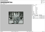 Kurapika Icons Embroidery File 4 size