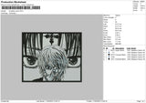 Kurapika Icons Embroidery File 4 size