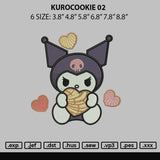 Kurocookie 02 Embroidery File 6 sizes