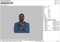 Kevin Hart Embroidery File 4 size