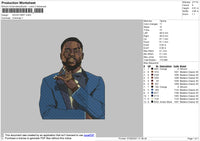 Kevin Hart Embroidery File 4 size