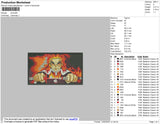 Kyojuro Rectangle  Embroidery File 4 size