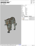Leopard Embroidery File 4 size