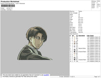 Levi 01 Embroidery File 4 size