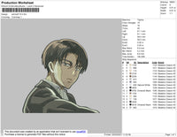 Levi 01 Embroidery File 4 size