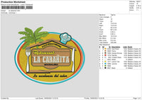 Cabanitaoval Embroidery File 6 sizes