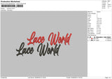 Laceword 02 Embroidery File 5 sizes