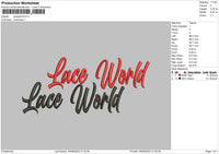 Laceword 02 Embroidery File 5 sizes