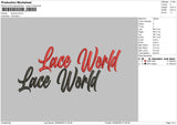 Laceword 02 Embroidery File 5 sizes