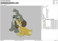 Dogs 0124 Embroidery File 6 sizes