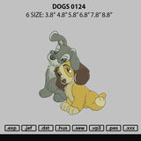 Dogs 0124 Embroidery File 6 sizes