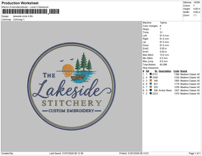 Lake Side Stitchery Embroidery Machine Design File