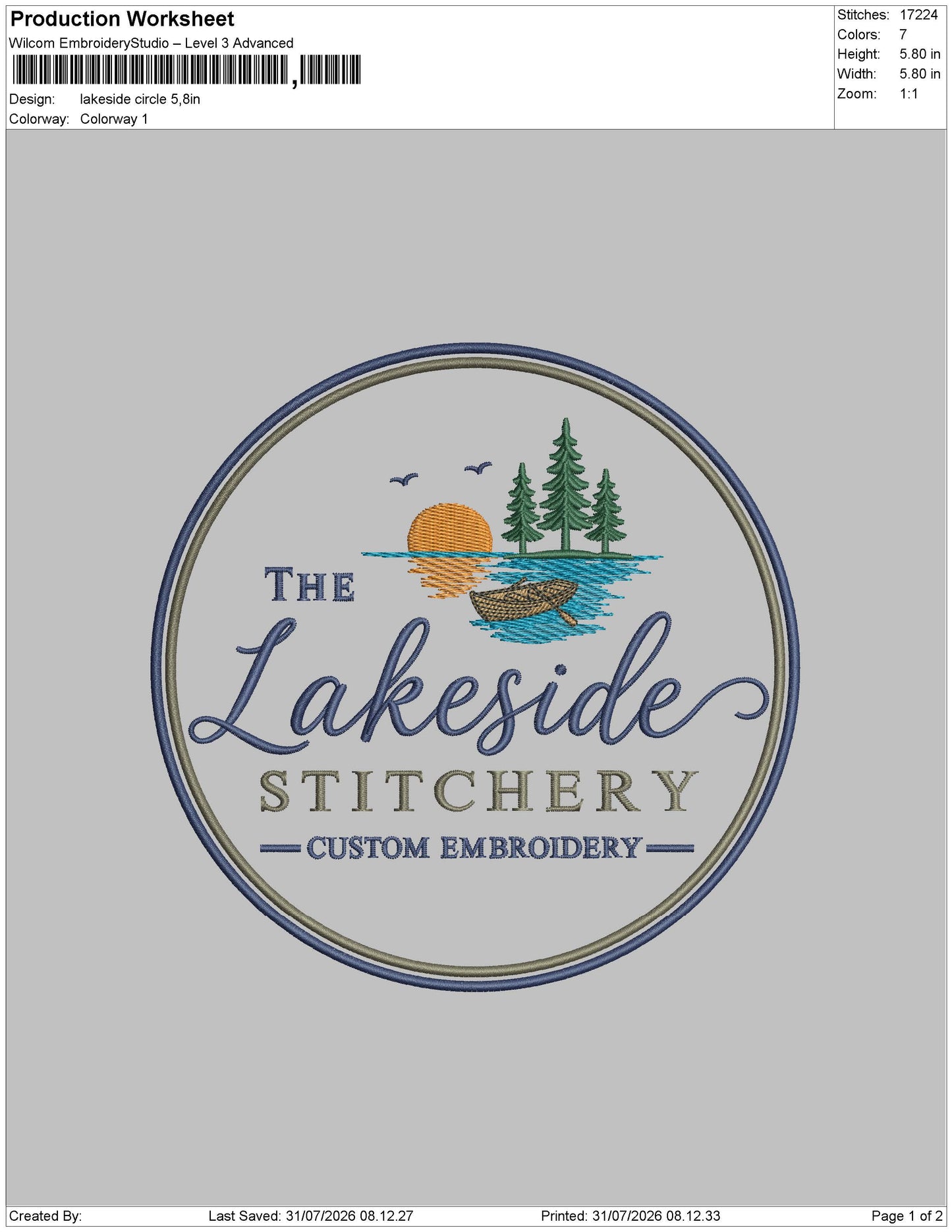 Lake Side Stitchery Embroidery Machine Design File
