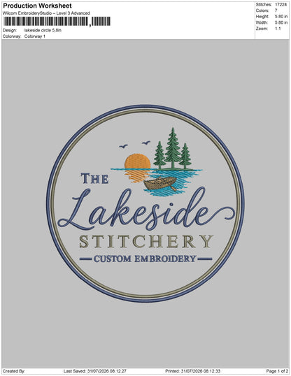Lake Side Stitchery Embroidery Machine Design File