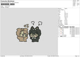 Lamina Embroidery File 6 sizes