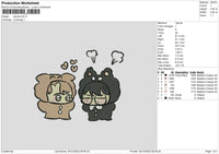 Lamina Embroidery File 6 sizes