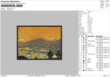 Landscape Embroidery File 6 sizes