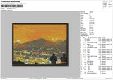 Landscape Embroidery File 6 sizes