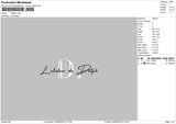 Lataliertext Embroidery File 6 sizes
