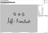 Left Handed Embroidery 27 Files
