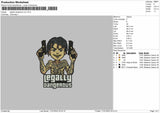 Legally Dangerous Embroidery File 4 size