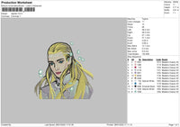 Legolas Embroidery File 4 size