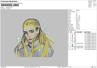 Legolas Embroidery File 4 size