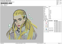 Legolas Embroidery File 4 size