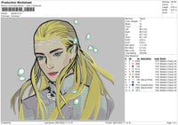 Legolas Embroidery File 4 size