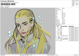 Legolas Embroidery File 4 size