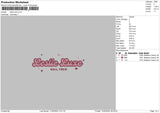 Luxe Text Embroidery File 6 sizes
