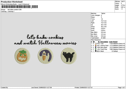 Cookies2308 Embroidery File 6 sizes
