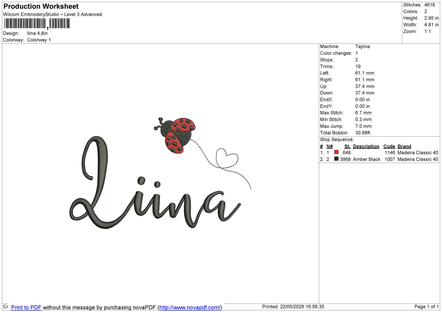 ALL NAMES Embroidery File 6 size