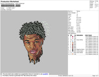 Lil Baby Embroidery File 4 size