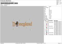 Lilo Disneyland Embroidery File 6 size
