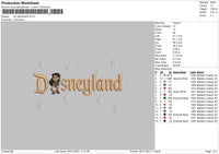 Lilo Disneyland Embroidery File 6 size