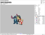 Lilo N Stitch Embroidery File 5 size