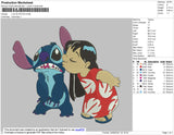 Lilo N Stitch Embroidery File 5 size