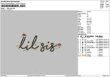 Lilsis Xmas Embroidery File 6 sizes