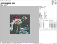 Lil Uzi Vert Embroidery File 4 size