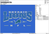Lionstext Embroidery File 6 sizes