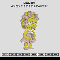 Lisa2107 Embroidery File 6 sizes
