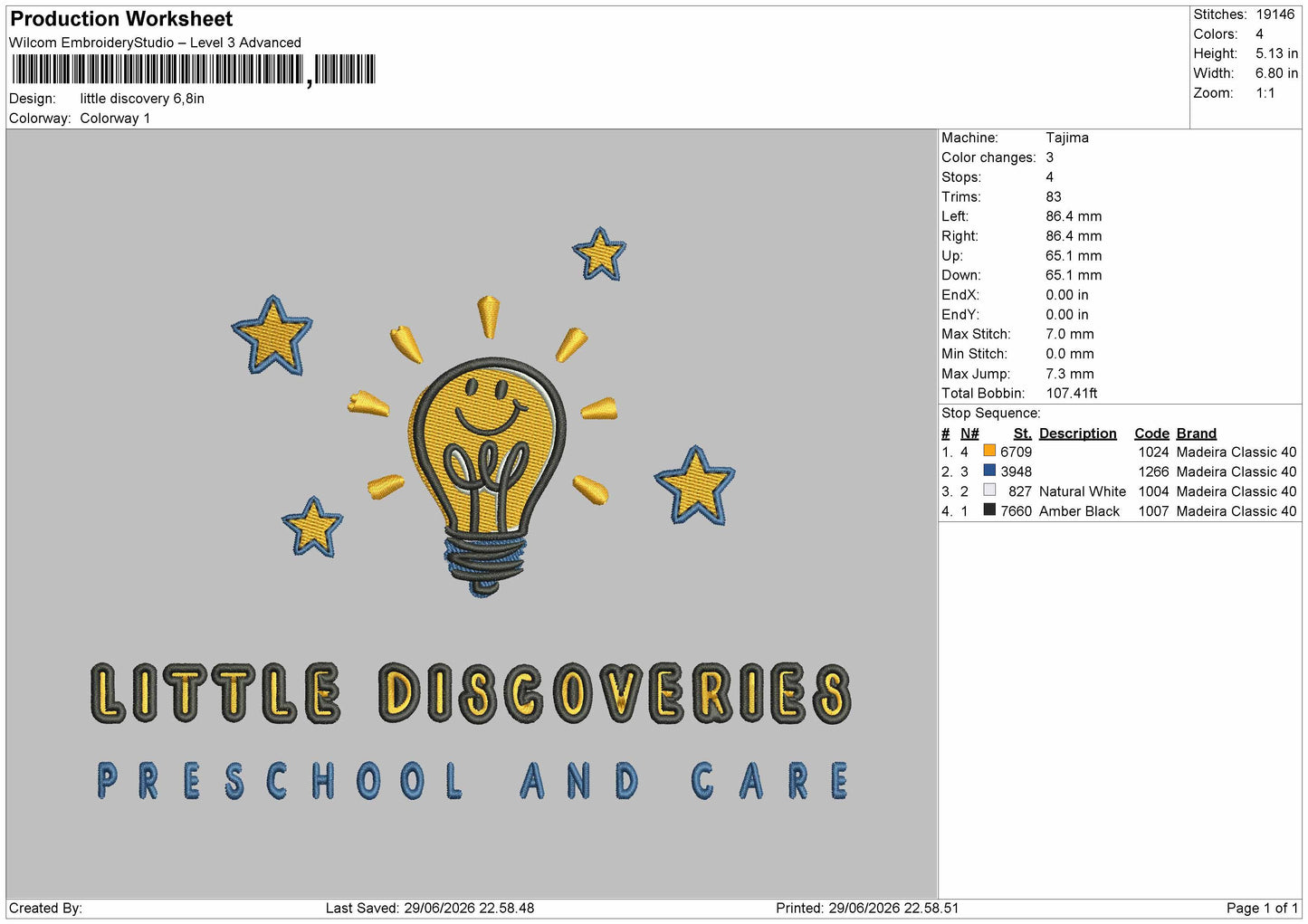 Little Text 2906 Embroidery Machine Design File 6 sizes