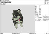 Little Dog 0911 Embroidery File 6 sizes