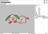 Little Dog 1103 Embroidery File 6 sizes