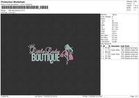 Little Lady Boutique Embroidery File 4 size