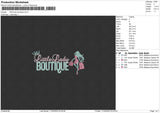 Little Lady Boutique Embroidery File 4 size